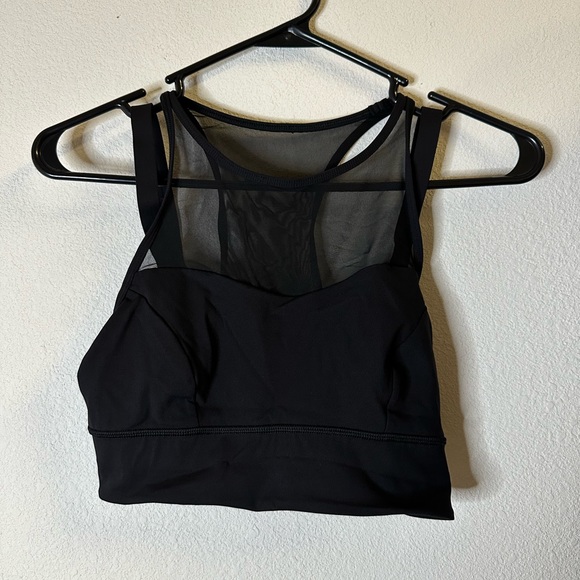 Lululemon Sun Setter Bra Black Support C/D High Coverage Size 6 - Picture 2 of 3